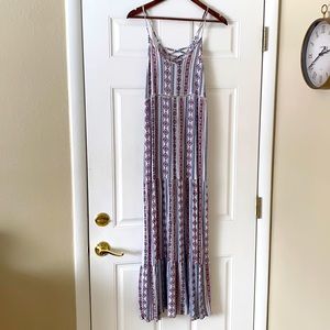Printed maxi dress